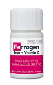 FERROGEN IRON + VIT C MR TAB 30