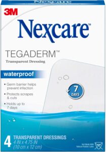 NEXCARE TEGADERM DRESSING TRANSPARENT 10