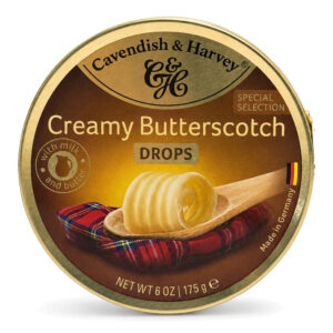 TIN SWEETS 175G BUTTERSCOTCH (CAVENDISH & HARVEY)