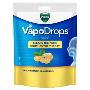 VICKS V/DROP BUTTER MENTHOL 24